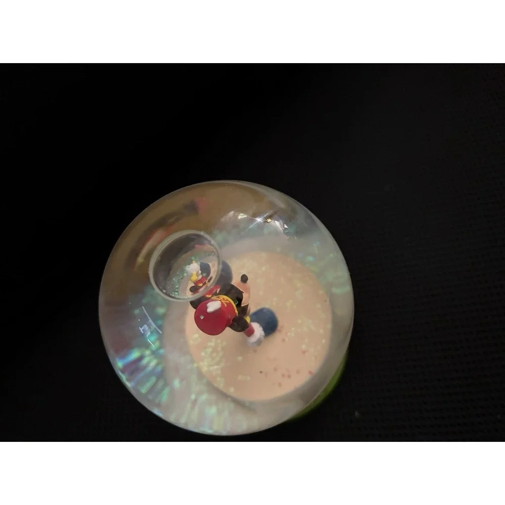 The Disney Store MICKEY‎ MOUSE BAND LEADER SNOWGLOBE Figurine